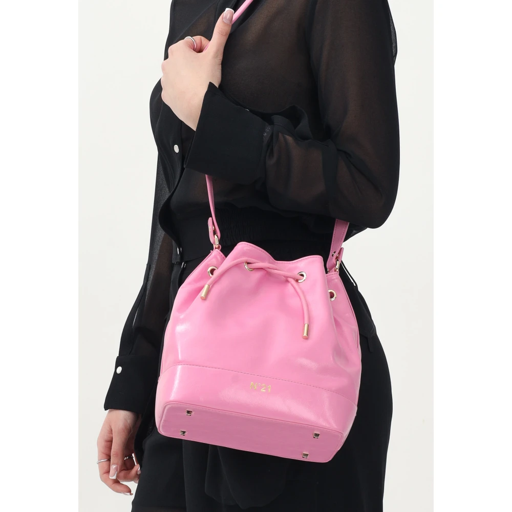 N21 Roze emmer tas met trekkoordsluiting Pink Dames