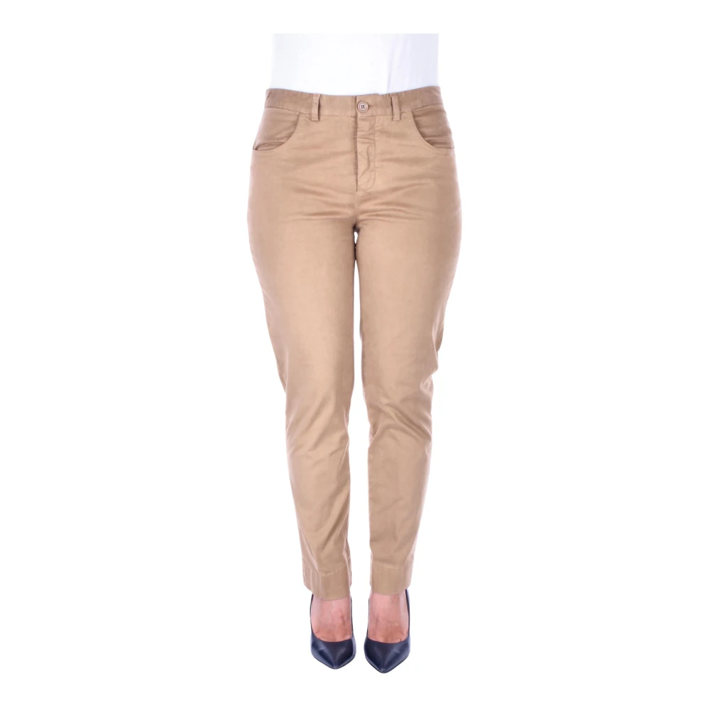 Aspesi Slim-fit broek Beige Dames