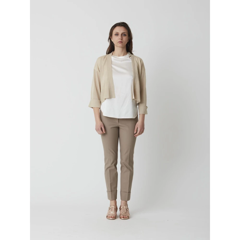 Alpha Studio Dames Vest Beige Dames