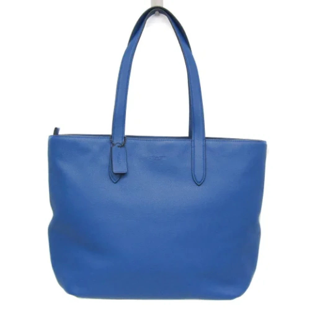 Coach Pre-owned Leather totes Blue Dames