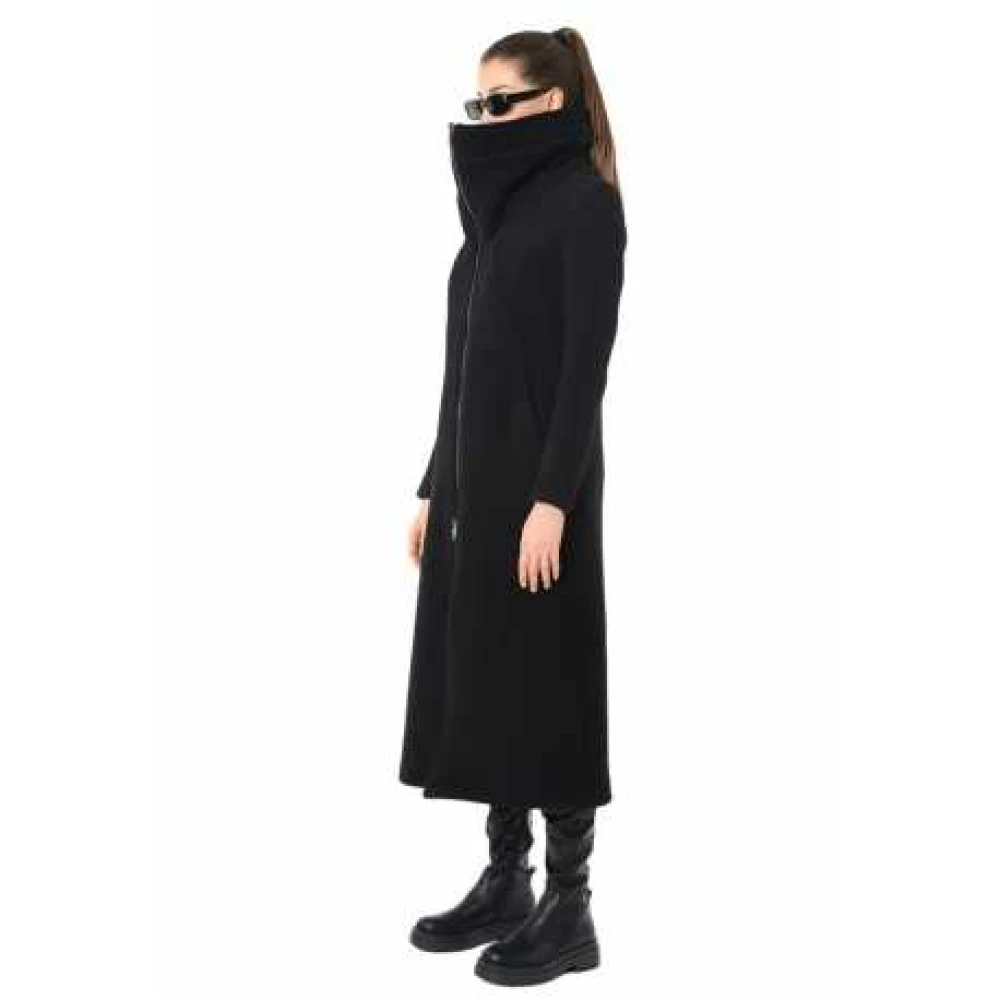 La Haine Inside Us Zwarte Wol Lange Ritsjas Lw798 Black Dames