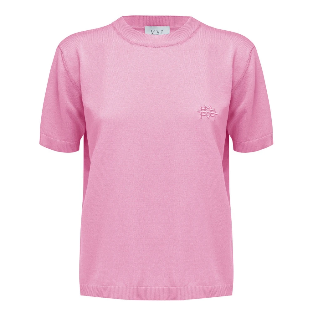 MVP wardrobe Venice Knit T-Shirt Pink Dames