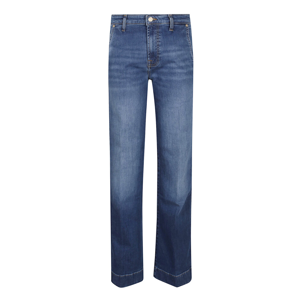 デニム・ジーパン SEVEN FOR ALL MANKIND JEANS (JSSLC100OD DARKBLUE) The Straight Luxe Performance Dark Blue - Straight Jeans | 7