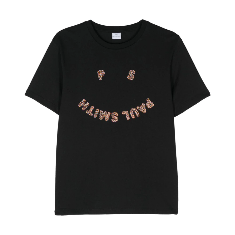 PS By Paul Smith Zwart Logo T-shirt Black Dames