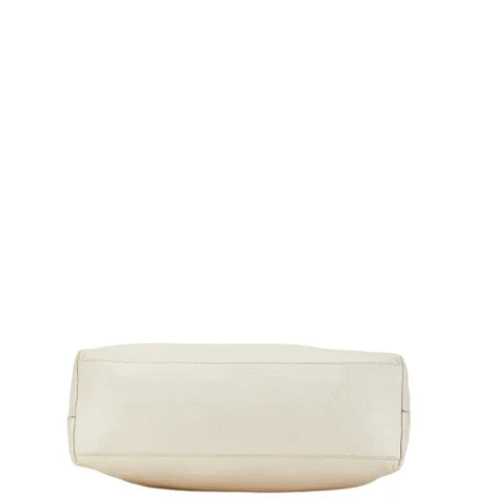 Gucci Vintage Pre-owned Leather gucci-bags White Dames