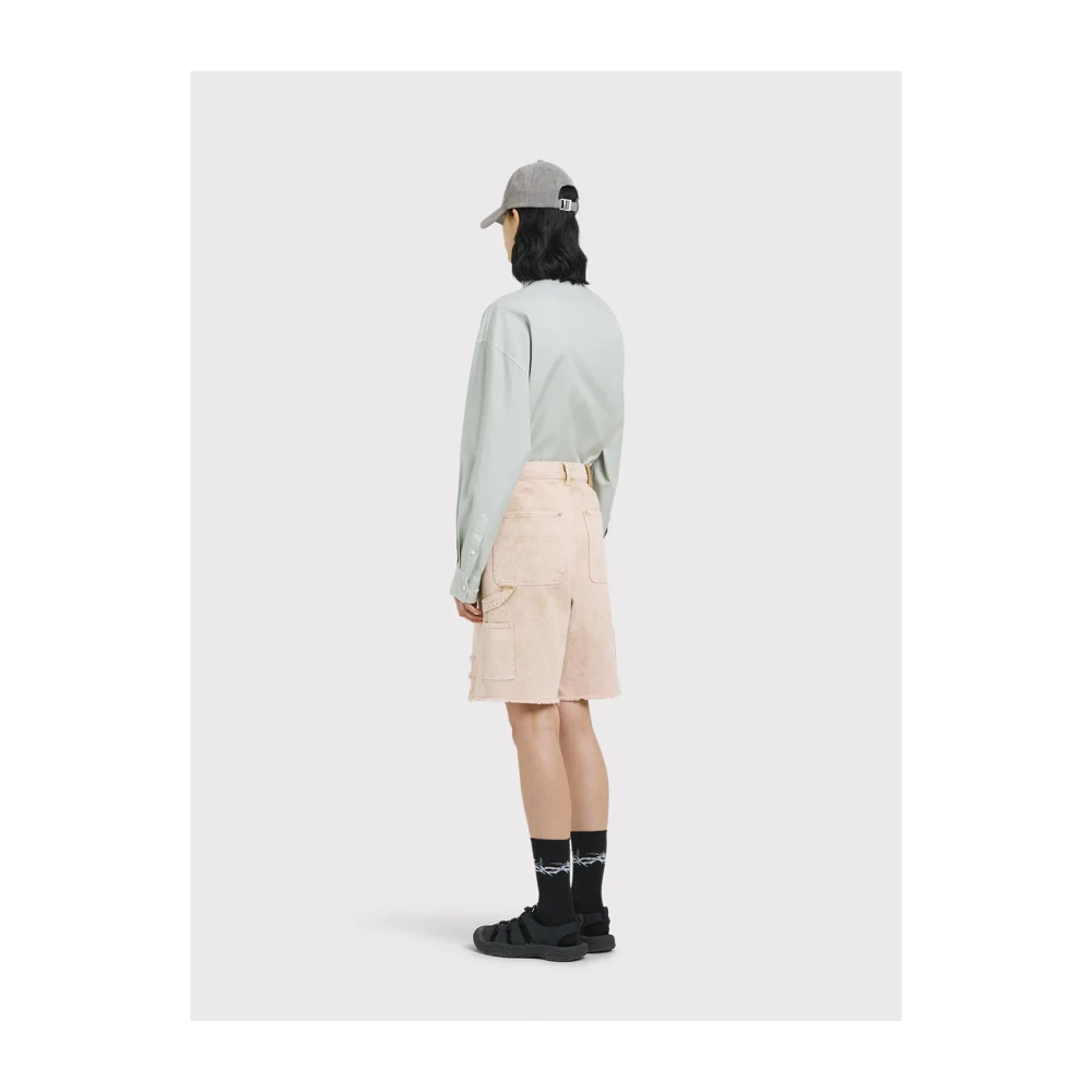 Études Zand Geverfde Denim Broek Beige Heren