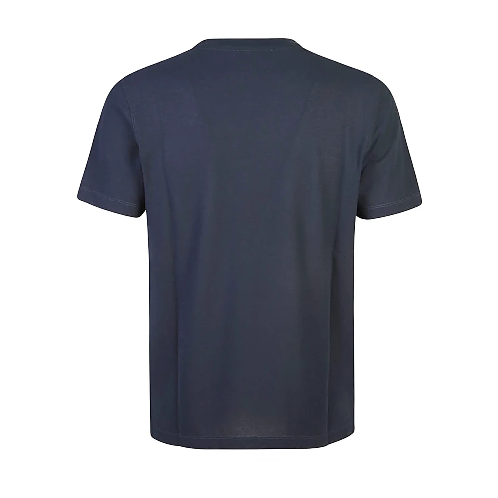 Zanone Blauwe T-shirts en Polos Blue Heren