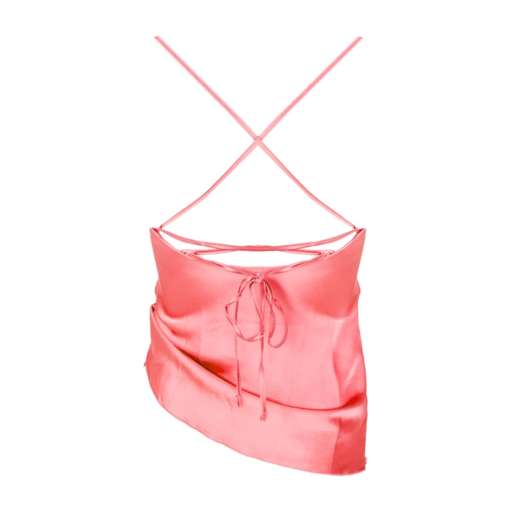 Liu Jo Elegante V-Hals Jurk Pink Dames