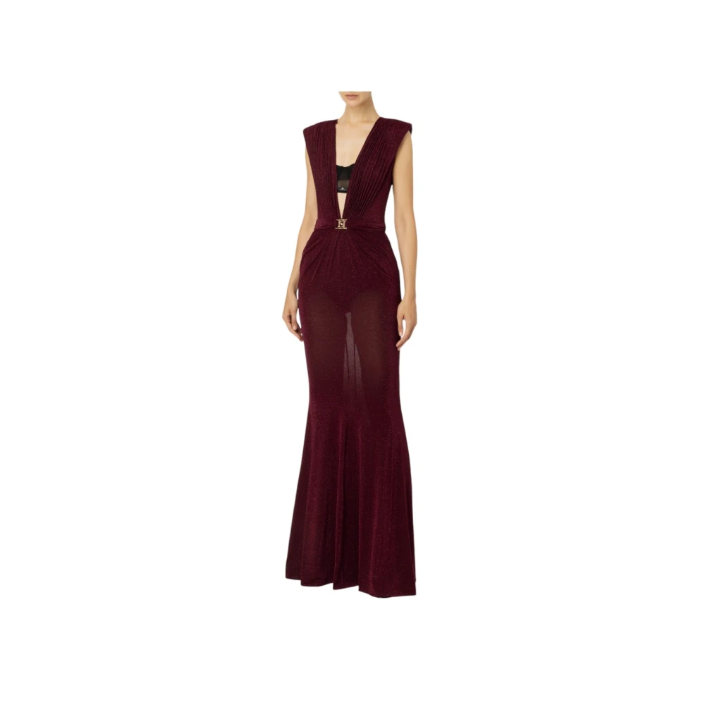 Elisabetta Franchi Elegante Jurk voor Vrouwen Red Dames