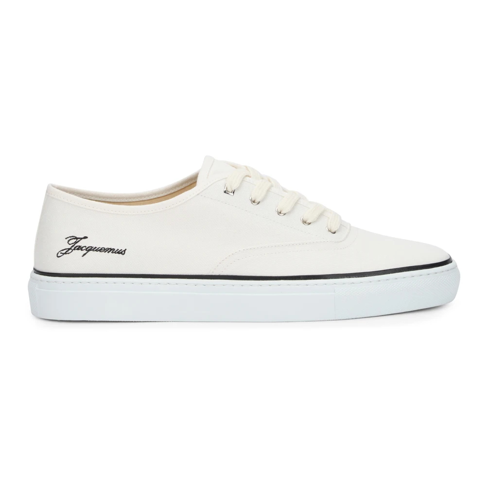 Jacquemus Féfé Canvas Sneakers Heren Schoenen Wit