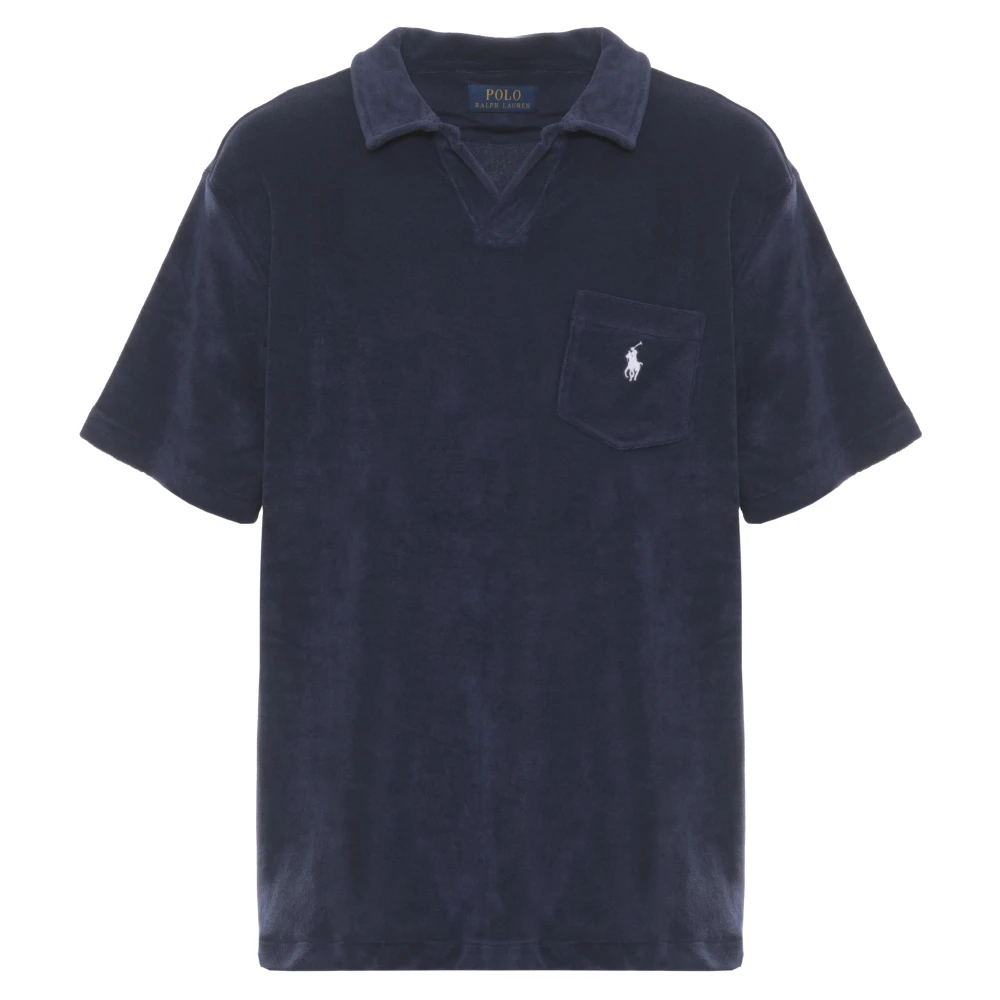 Ralph Lauren Blå Custom Fit Polo