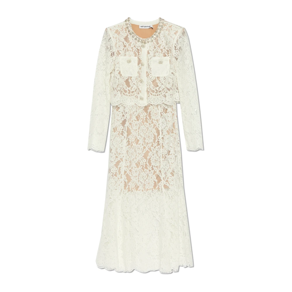 Dresses > Day Dresses > Midi Dresses - - Self Portrait - Modalova