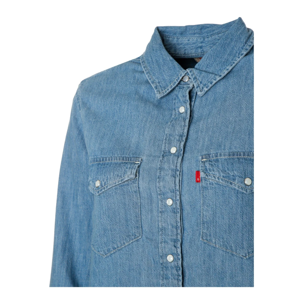 Levi's Iconische Western Blouse Blue Dames
