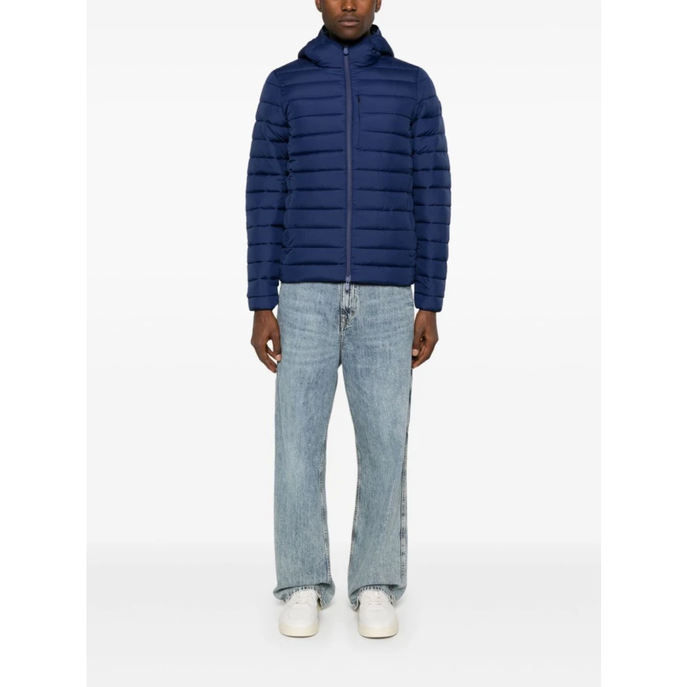 Save The Duck Waterafstotende Duck Coat Blue Heren