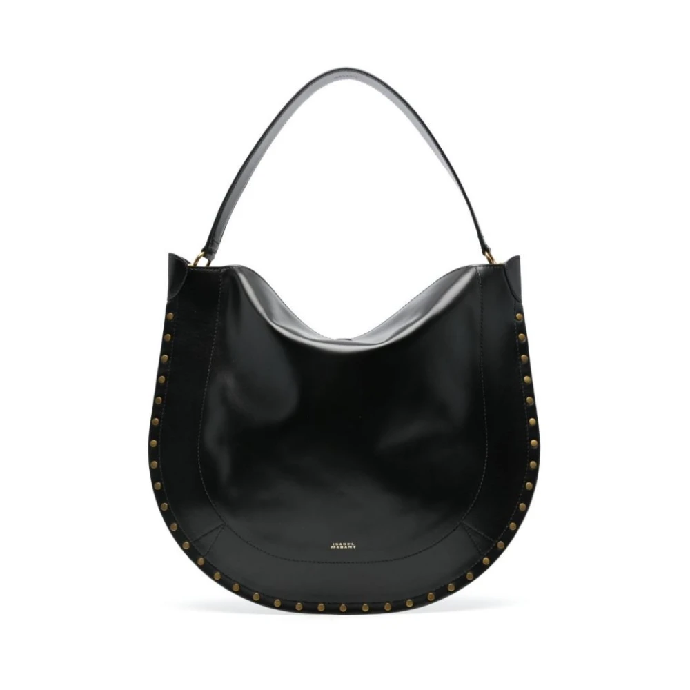 Isabel marant Zachte schoudertas in zwart Black Dames