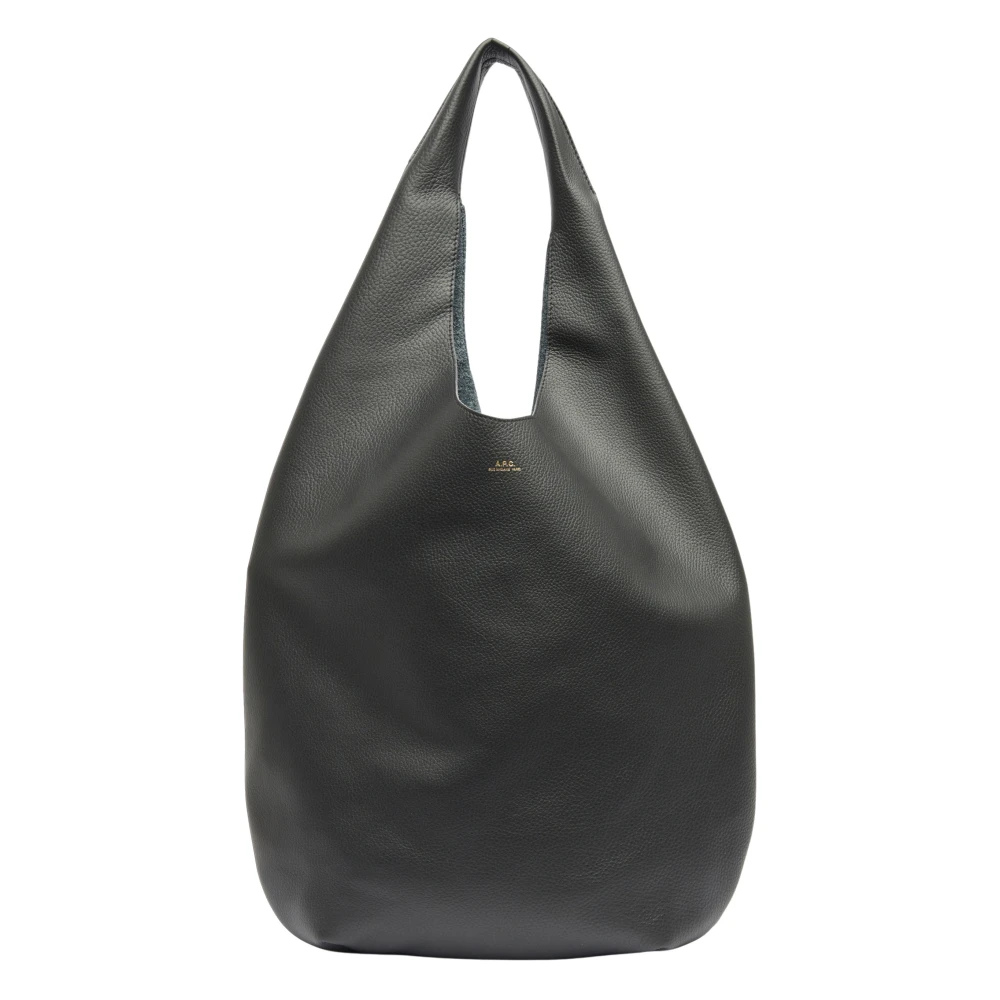 A.p.c. Women's Black Shoulder Bags, One Size, Le Neige Tote