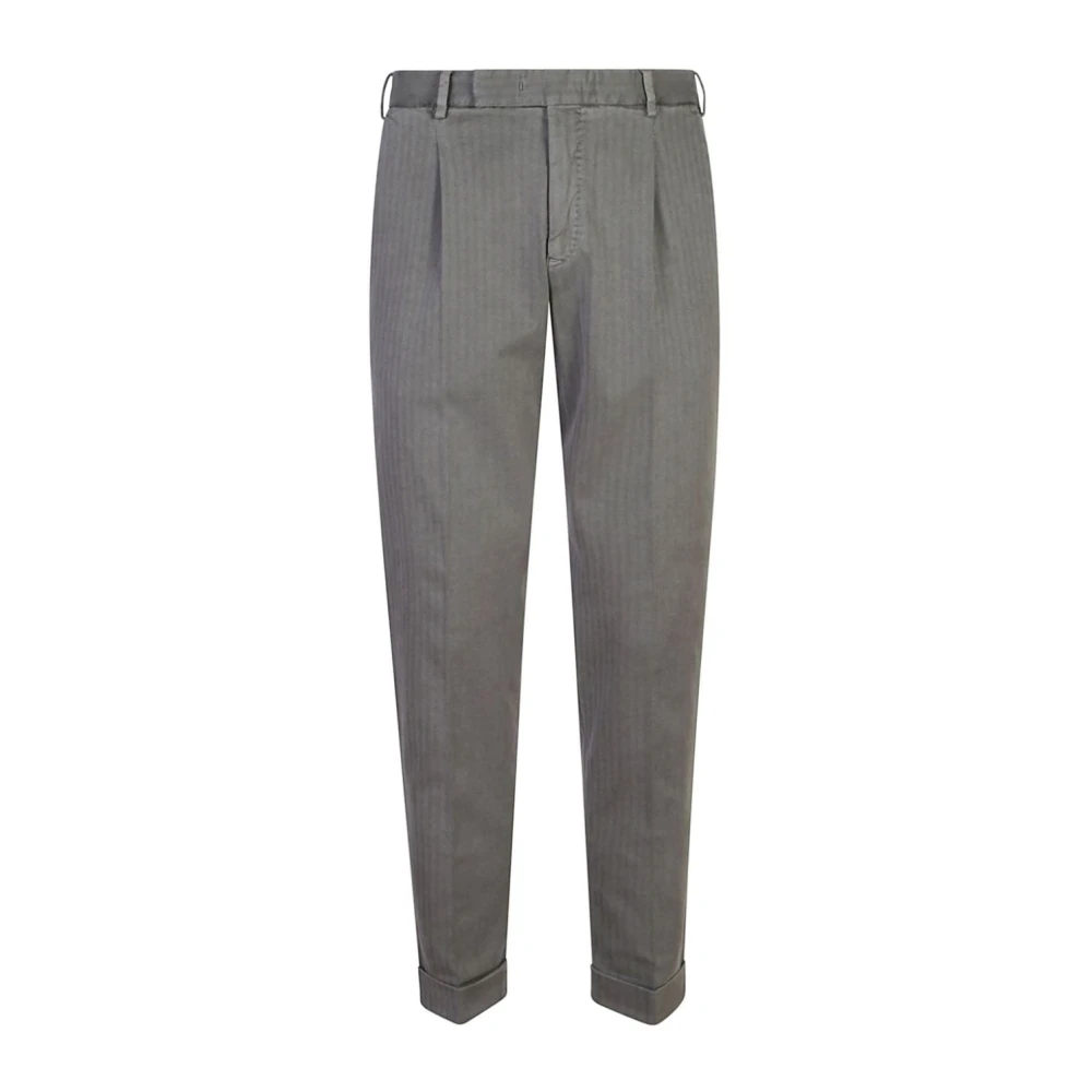 PT Torino Grijze Broek Aw24 Gray Heren