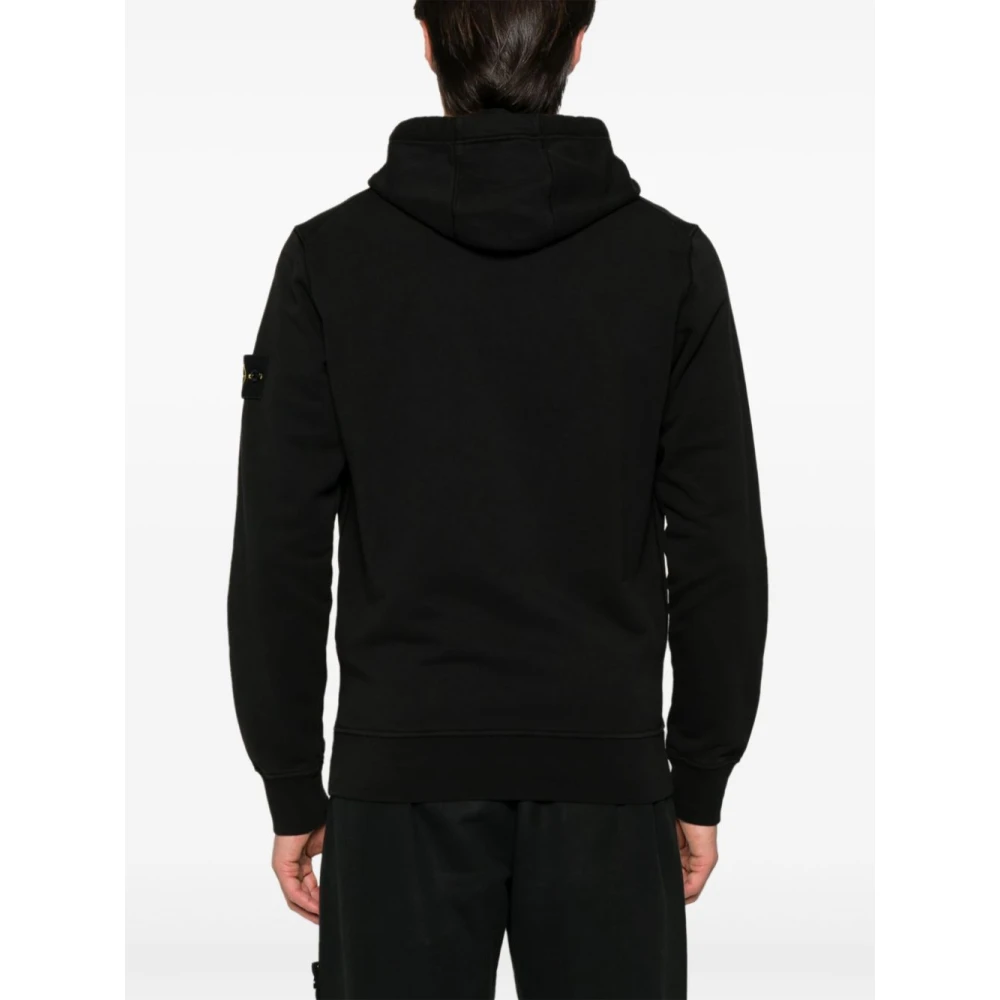Stone Island Zwarte Trui voor Mannen Black Heren