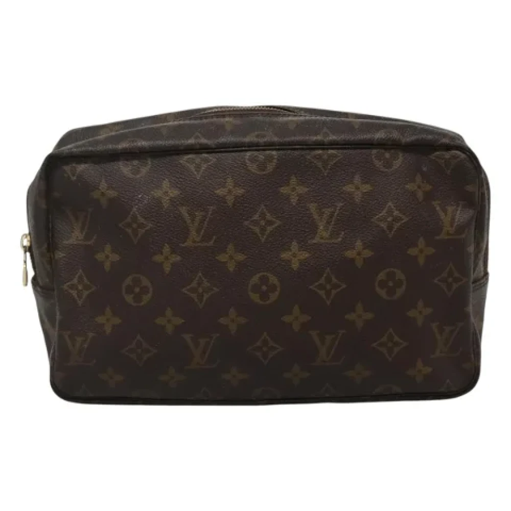 Louis Vuitton Vintage Pre-owned Canvas clutches Brown Dames
