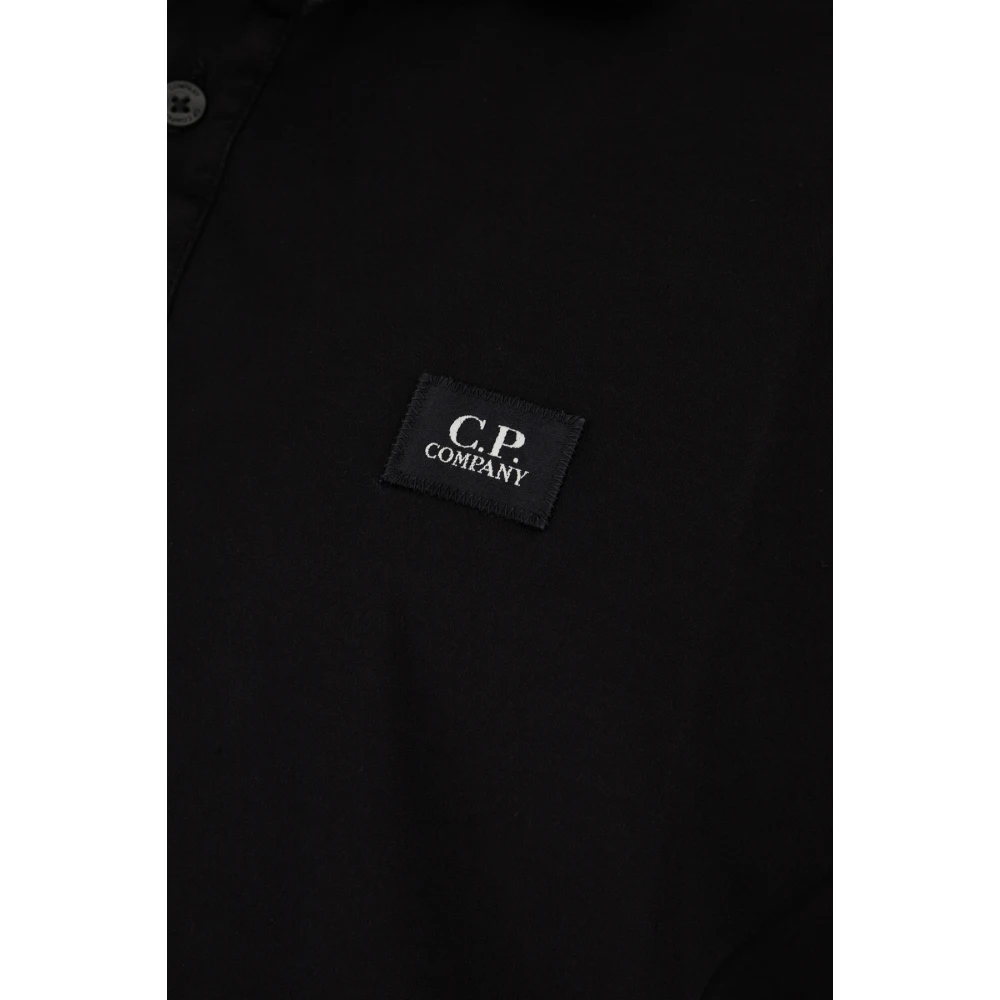 C.P. Company Klassiek Poloshirt in Diverse Kleuren Black Heren