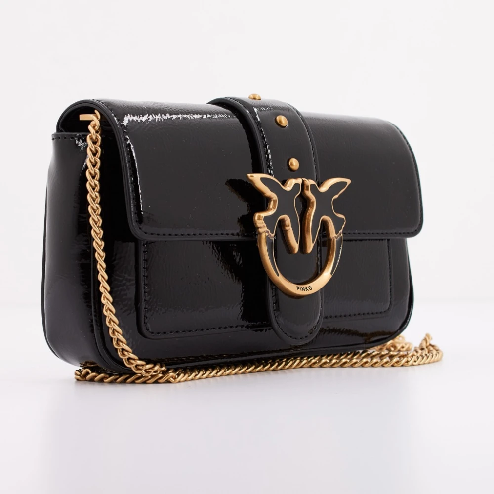 pinko Love One Pocket Crossbody Tas Black Dames