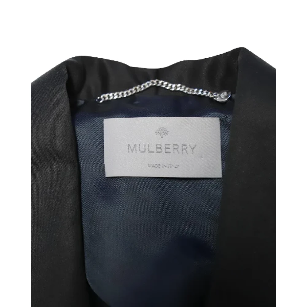 Mulberry Pre-owned Wool outerwear Black Dames