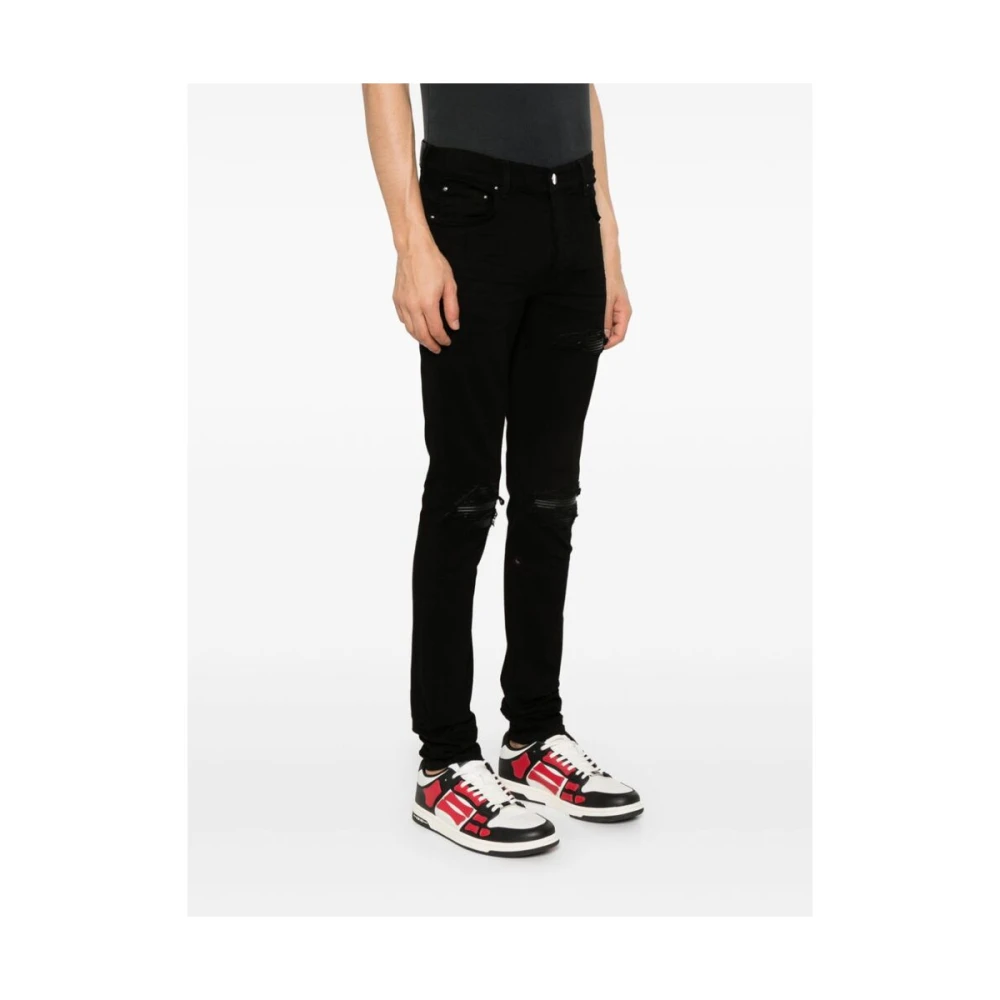 Amiri Zwarte Distressed Skinny Jeans Black Heren