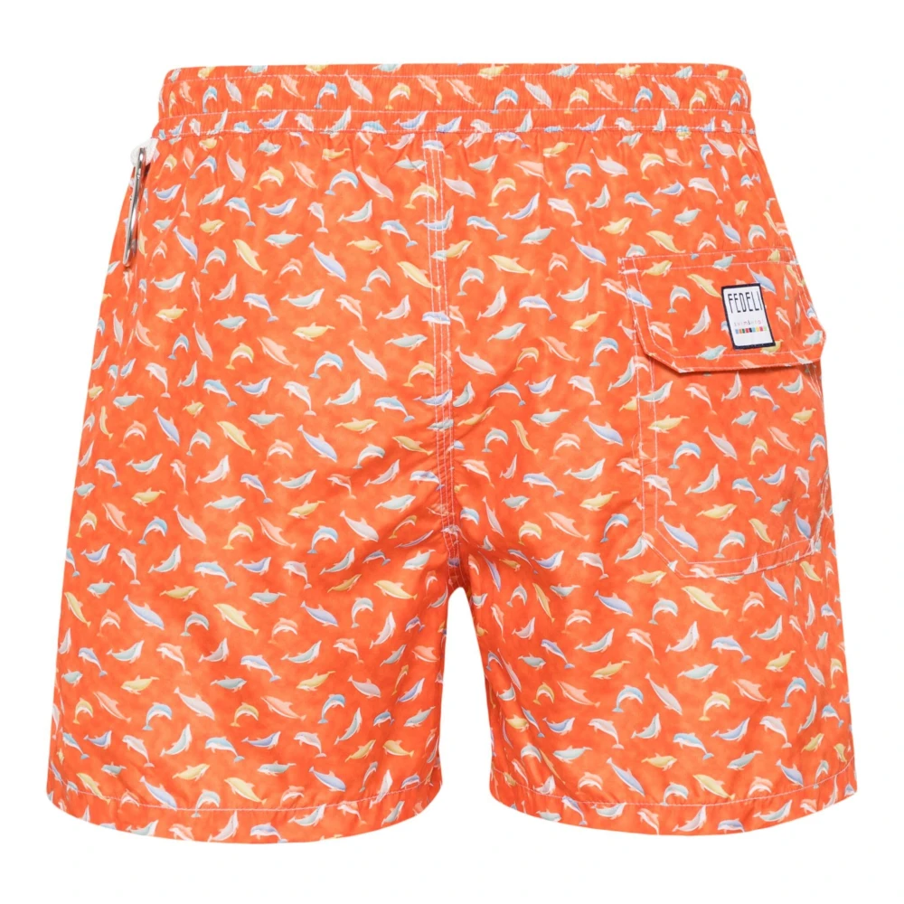 Fedeli Beachwear Orange Heren