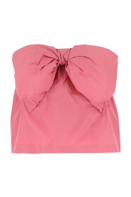 Donker roze taffeta pant-skirt