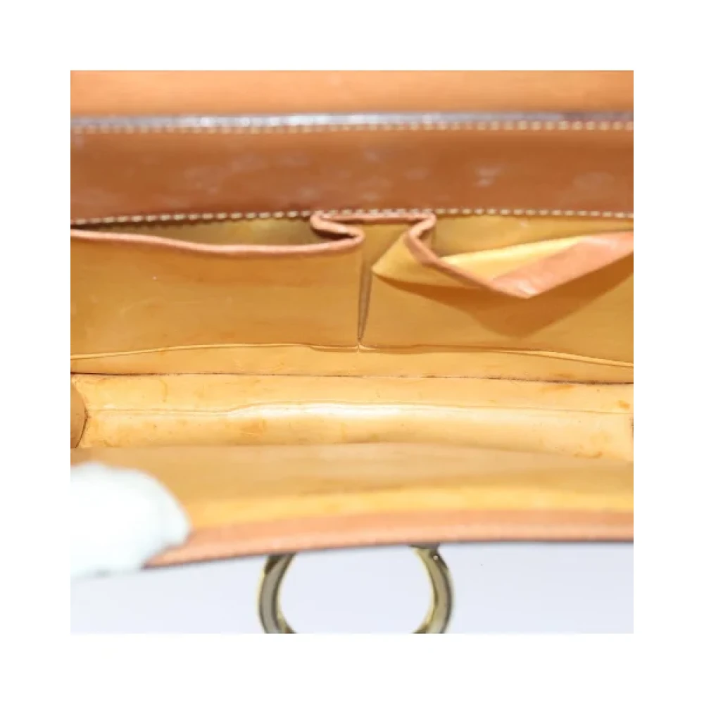 Celine Vintage Pre-owned Fabric handbags Brown Dames