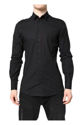 black-gold-cotton-dress-formal-shirt