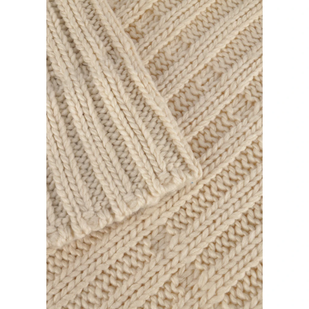 Modström Korte Rolkragstrui Beige Dames