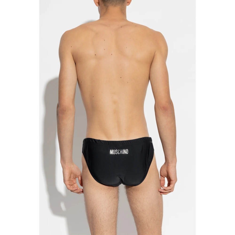 Moschino Zwembroek Black Heren