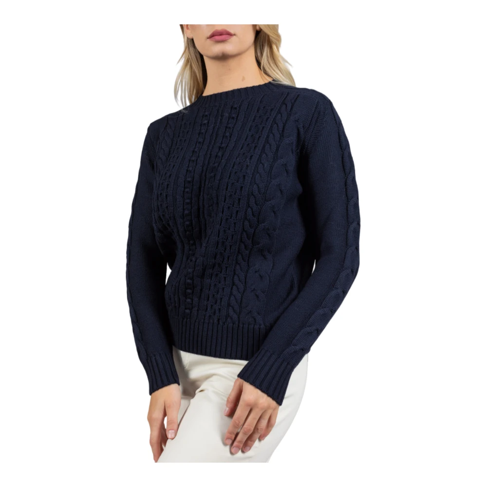 Max Mara Stijlvolle Sweaters voor Vrouwen Blue Dames