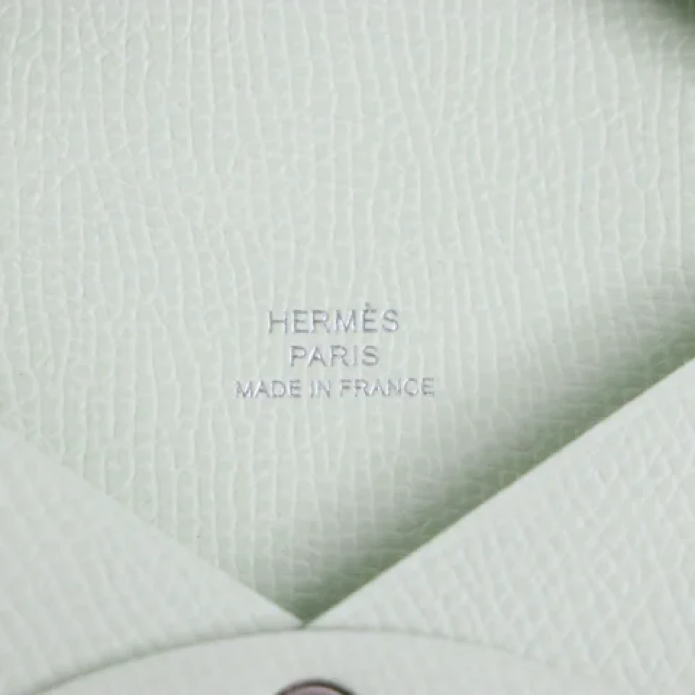 Hermès Vintage Pre-owned Leather wallets Green Dames