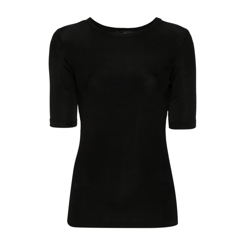 Fabiana Filippi Zwarte T-shirts & Polos voor vrouwen Black Dames