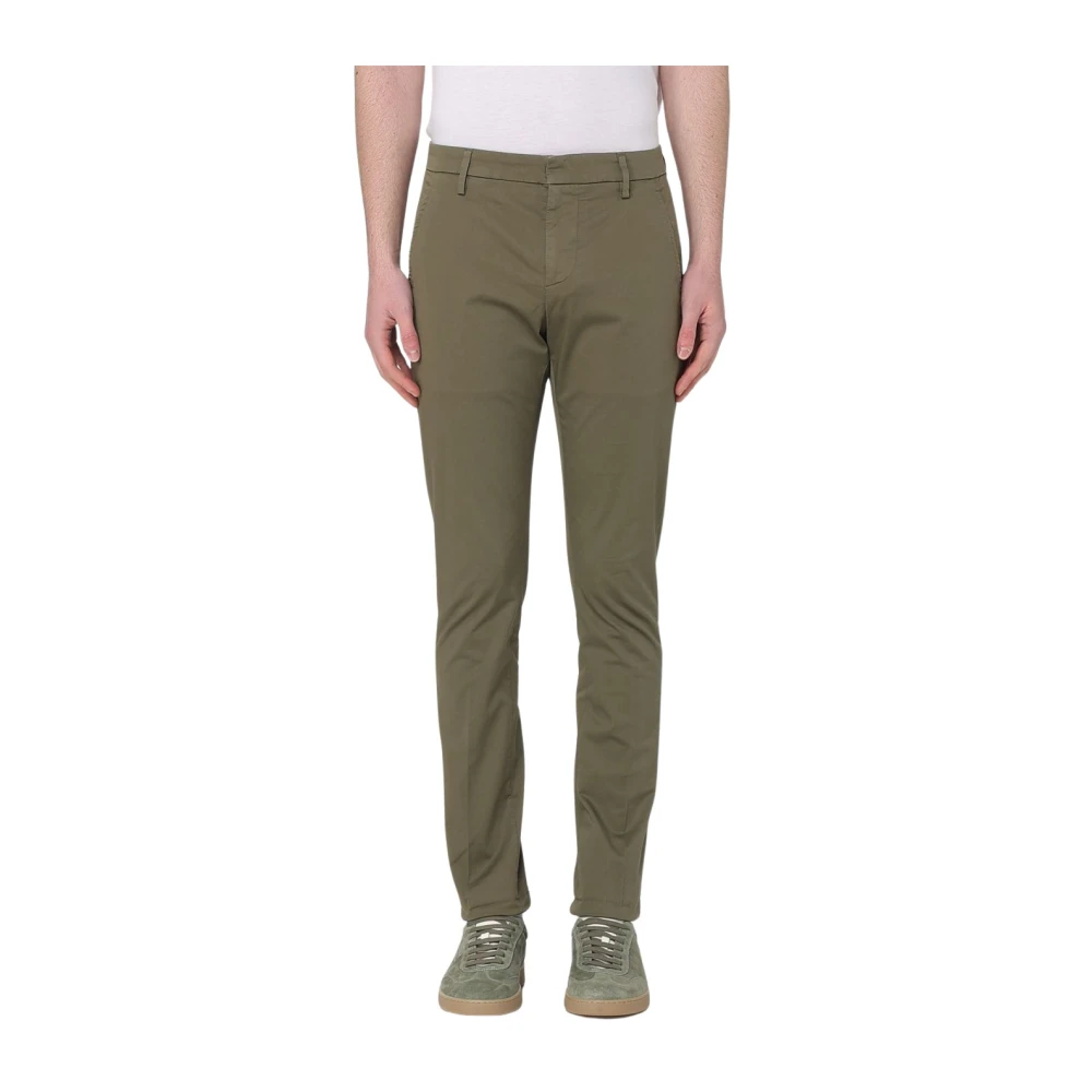 Dondup Hombre Verde - Pantalones Gaubert De Algodón - Trousers - W32 - Pantalones Gaubert De Algodón