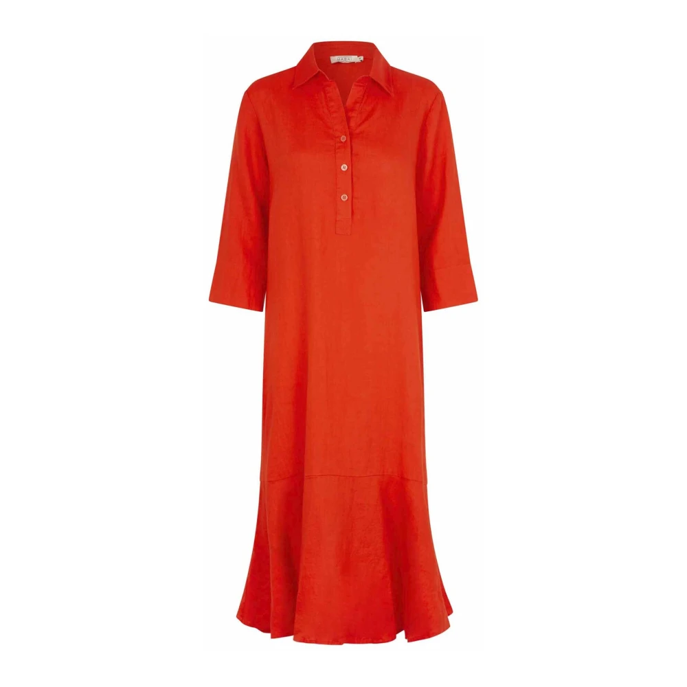 Masai Maxi Dresses Orange Dames
