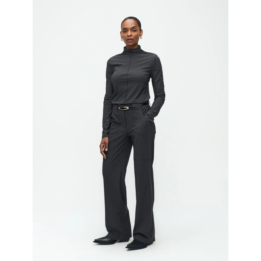 Jane Lushka Cady Pants Technical Jersey | Donkergrijs Gray Dames