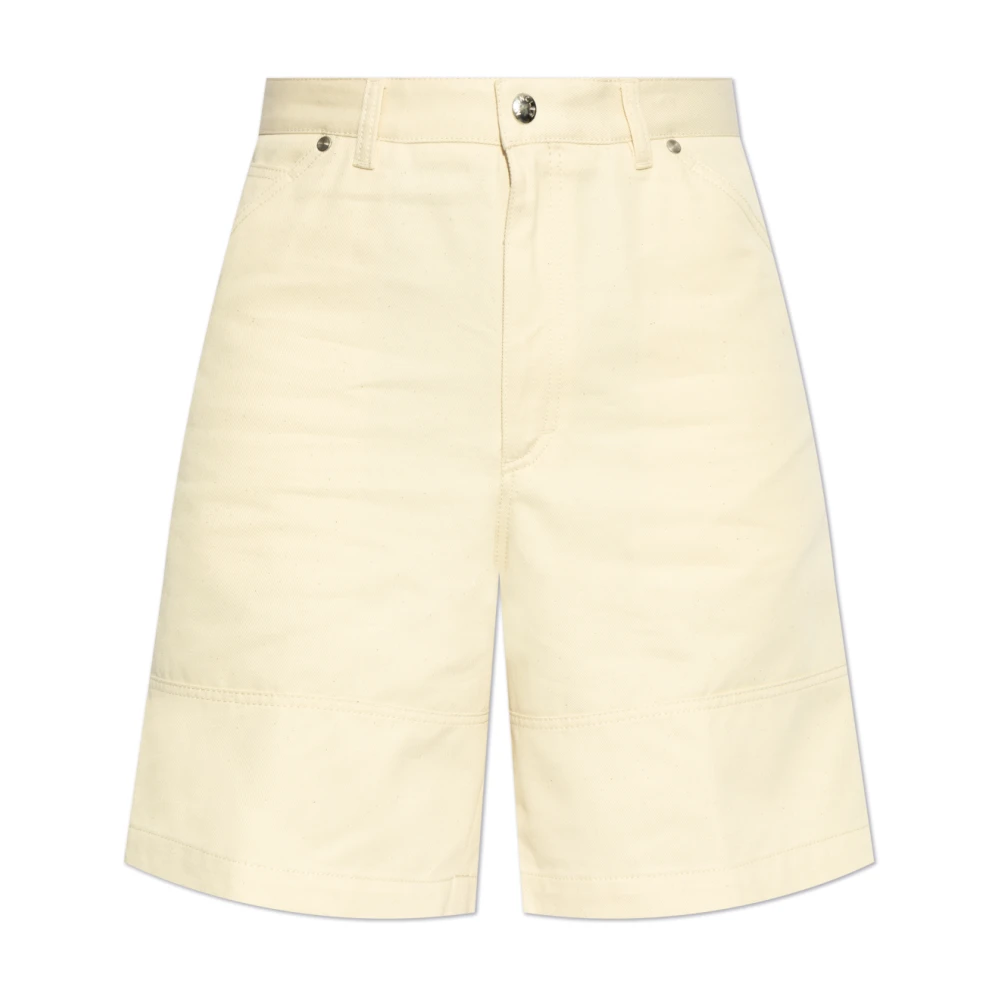 Moncler Denim shorts Beige Heren