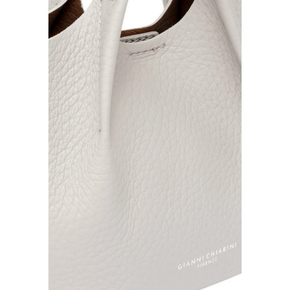 Gianni Chiarini Ivoren Leren Handtas Beige Dames