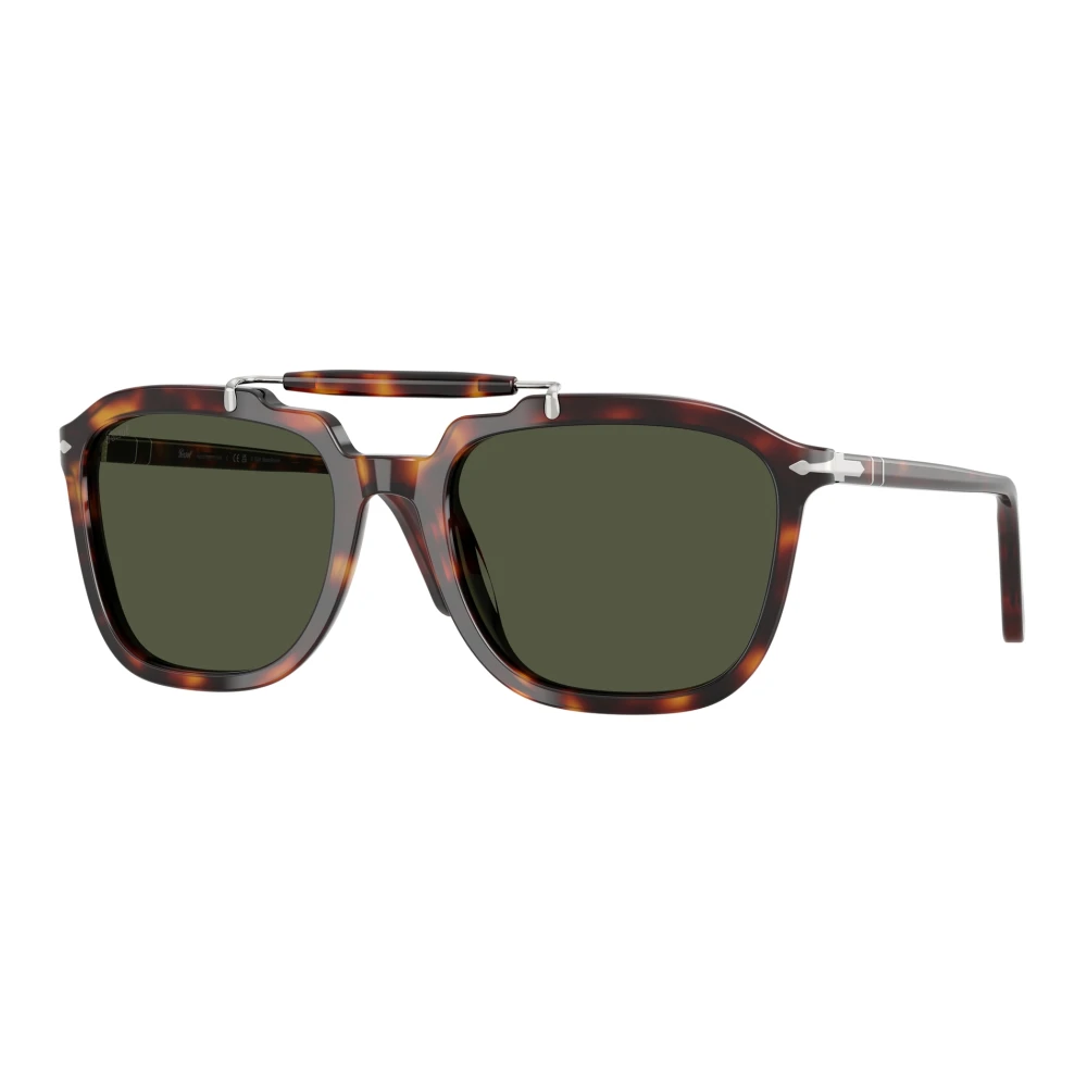 Persol Unisex Brown Stylish Sunglasses In Classic Design - Sunglasses - 57 Mm - Accessories