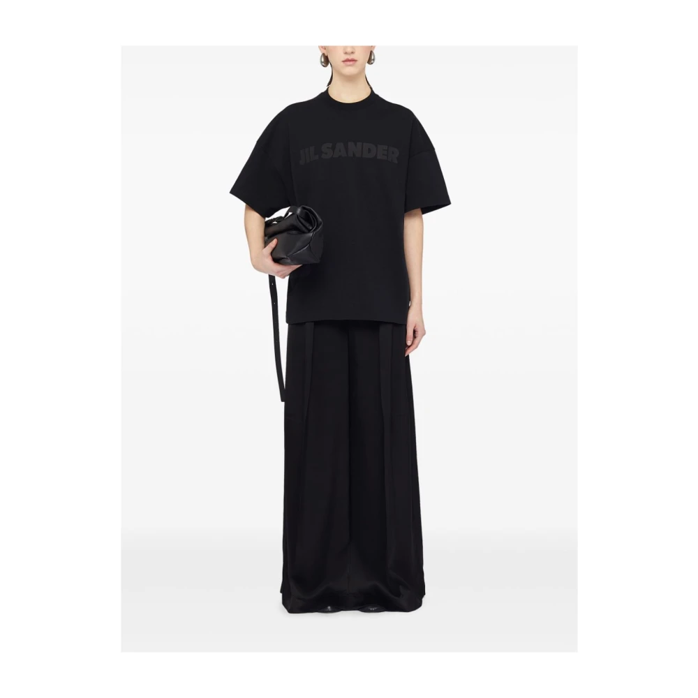 Jil Sander Dames T-shirts & Polo's in Zwart Black Dames