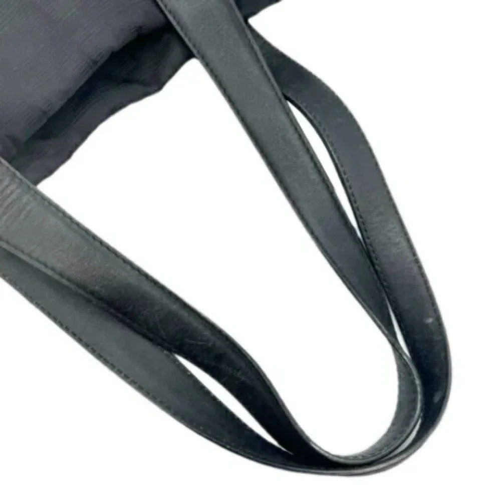 Chanel Vintage Pre-owned Nylon chanel-bags Black Dames