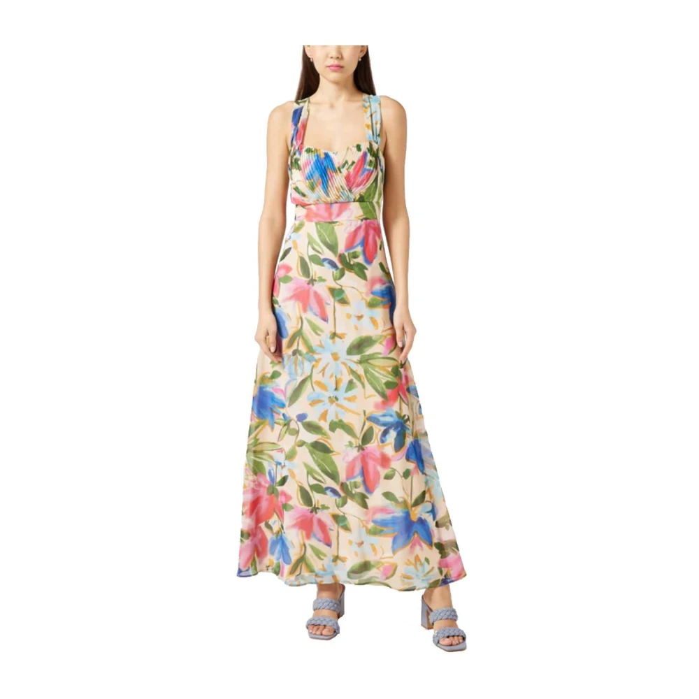 Naf Naf Multicolor Maxi Klänning