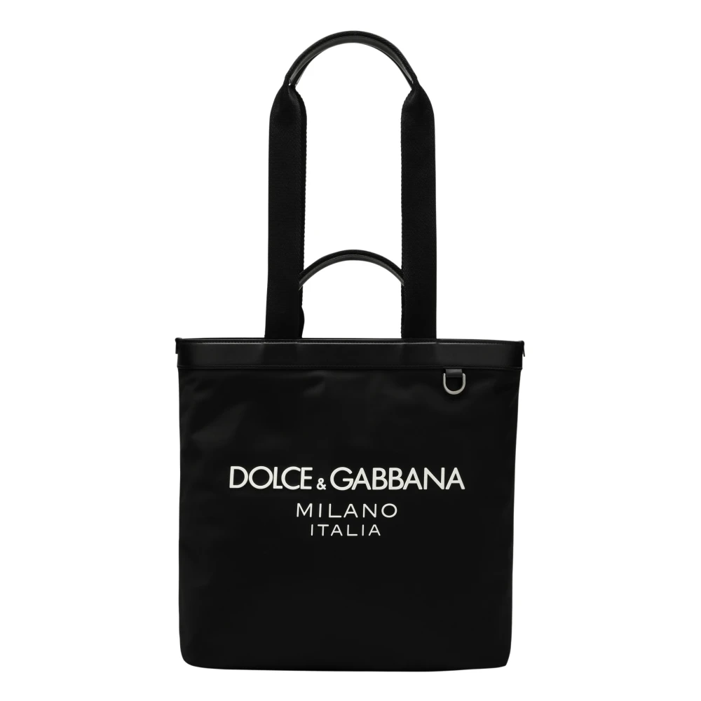 Dolce & Gabbana Middelgrote Crossbody Tas Black Heren