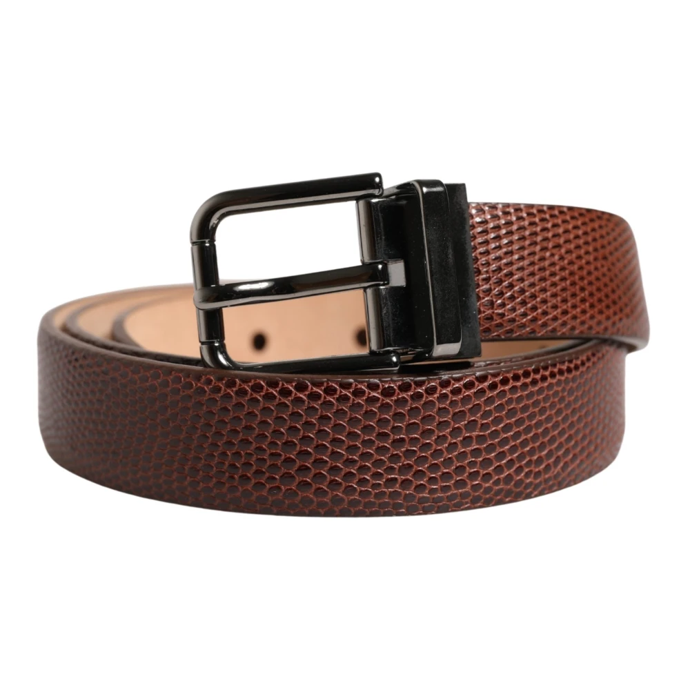 Dolce & Gabbana Homme Marron Accessoires, Brun, Taille: 85 Cm Ceinture Magnifique