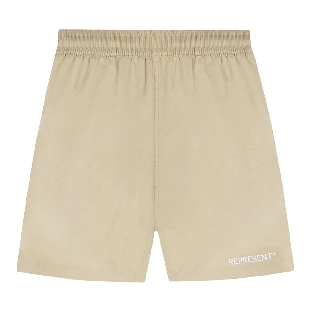 Represent Casual Shorts Elevate Style Trendy Brown Heren