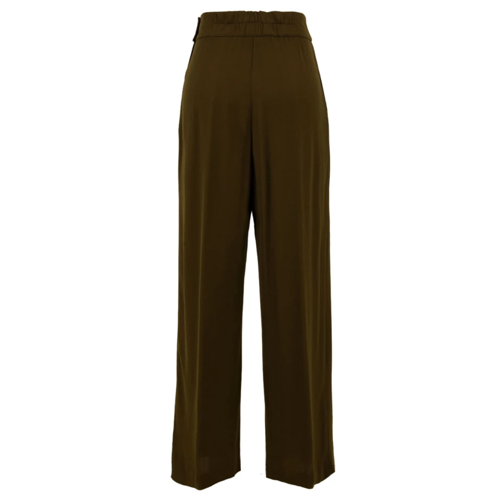 Aspesi Wijde broek in militaire stijl Green Dames