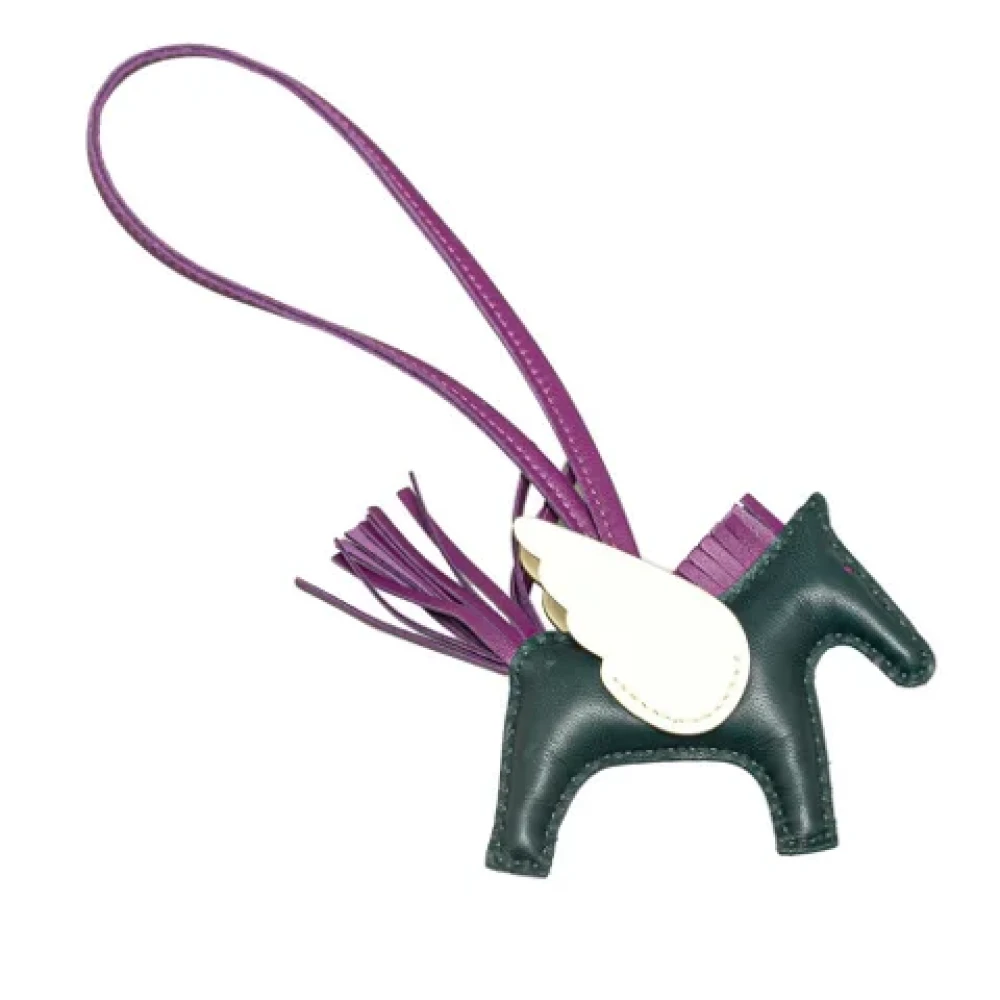 Hermès Vintage Pre-owned Leather key-holders Green Dames